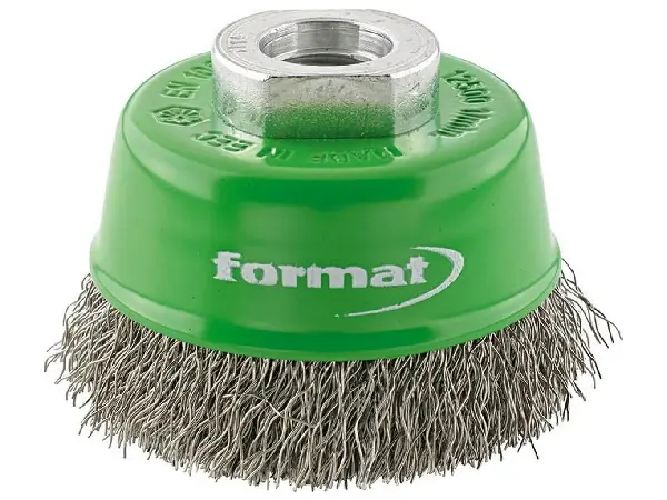 Cepillo de vaso acero 60mm FORMAT  