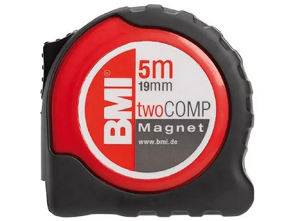 Cinta metrica de bolsillo twoCOMP M 8mx25mm BMI 