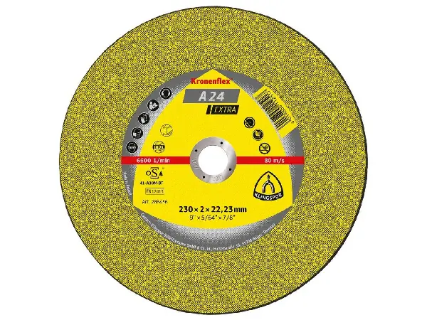 Disco de corte A24 Extra 125x2,5mm acodado Klingspor