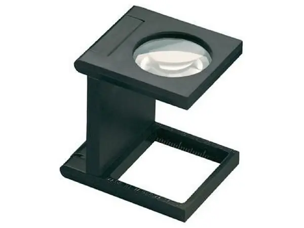 Cuentahilos de precision 30x30mm/5x caja cobre  