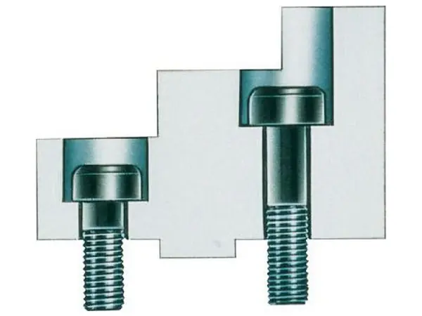 Tornillo garras superior tam.100mm M6x20 RÖHM  