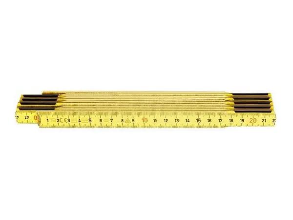Metro plegable madera amarillo 2mx17mm HULTAFORS 