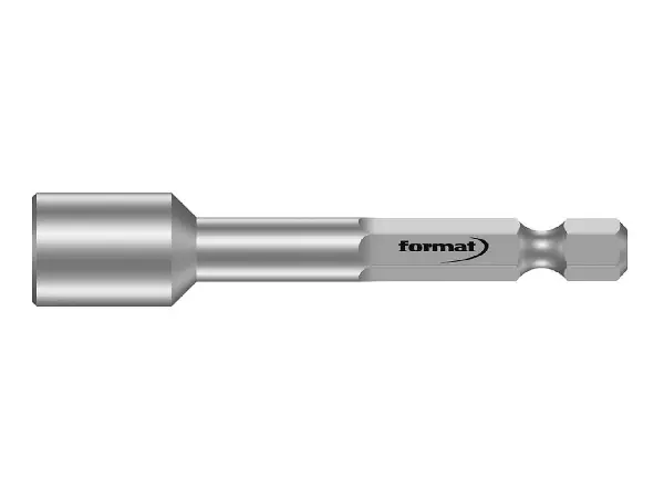 Vaso llave de tubo 8x65mm magnético FORMAT
