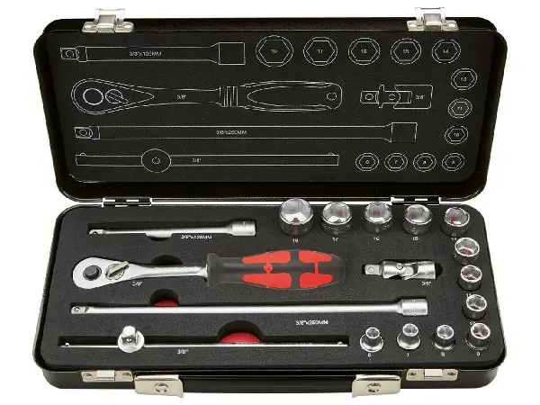 Jgo.llaves de vaso 3/8