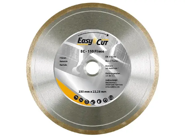 Disco abras.corte EC-110 115x1,5x 7x22,23mm Cedima  