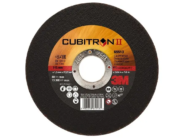 Disco de separación Cubitron II 125x1,0mm recto 3M 