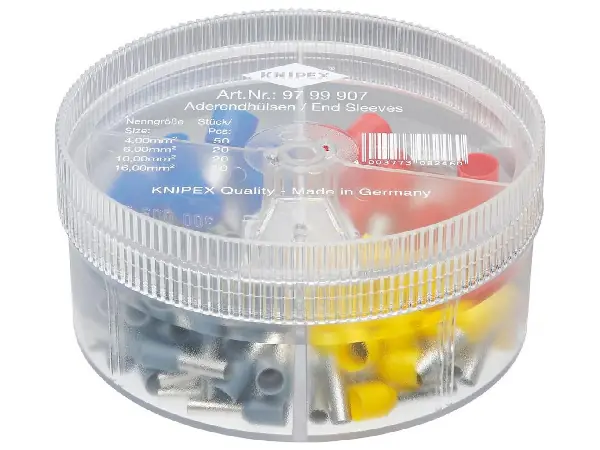 Surtido virolas de cable 4-16qmm KNIPEX 