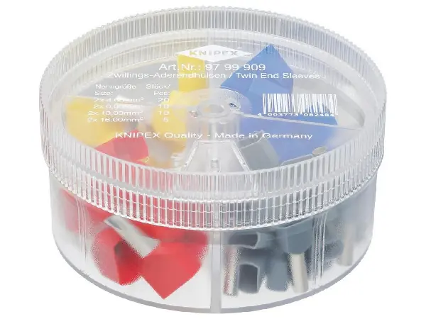 Surtido virolas de cable Twin 4-16qmm KNIPEX 