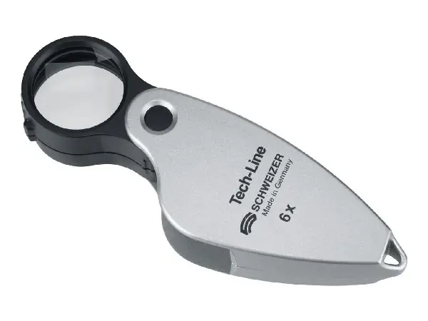 Lupa plegable Tech-Line 6,0xD22,8mm SCHWEIZER  