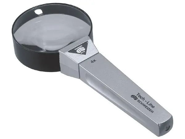 Lupa de mano Tech-Line D65mm 4x SCHWEIZER  