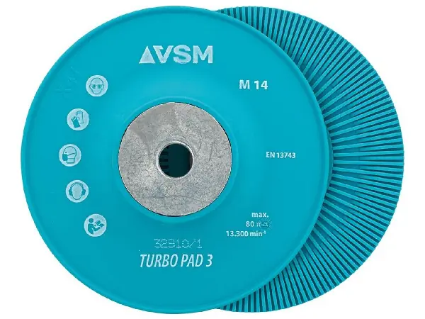 Plato apoyo TURBO PAD 3 M14 115mm VSM 