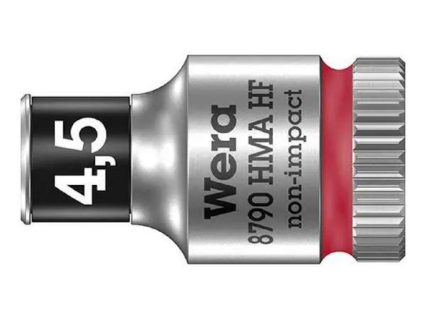 Vaso de llave de vaso con funcion retencion hex largo 1/4