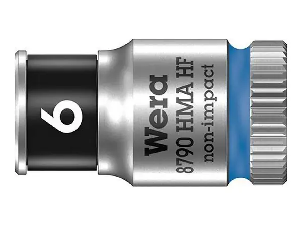 Vaso de llave de vaso con funcion retencion hex largo 1/4