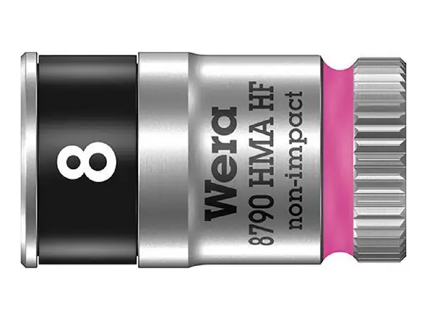 Vaso de llave de vaso con funcion retencion hex largo 1/4