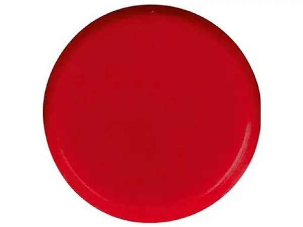 Iman, redondo rojo 20mm Eclipse
