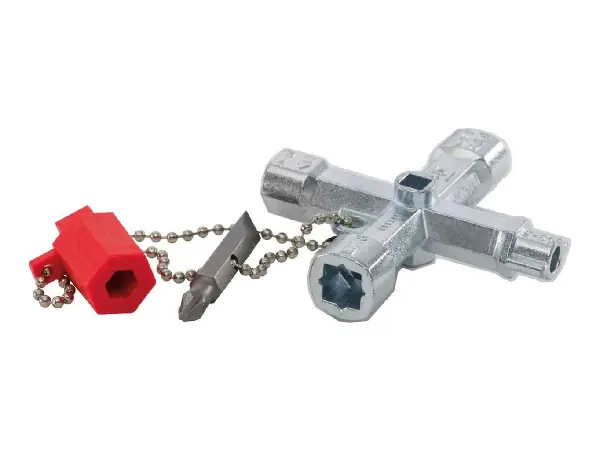 Llave para armario electr ico uni Doublehead Key S+B