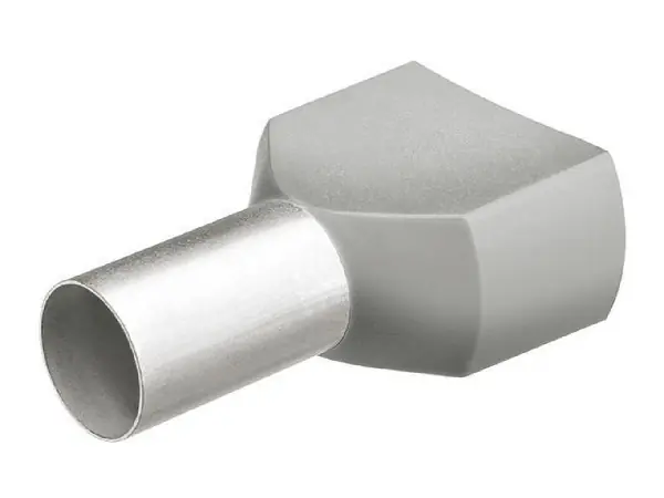 Virolas de cable Twin con collar 8mm 2X0,75mm2 a 200ud. KNIPEX