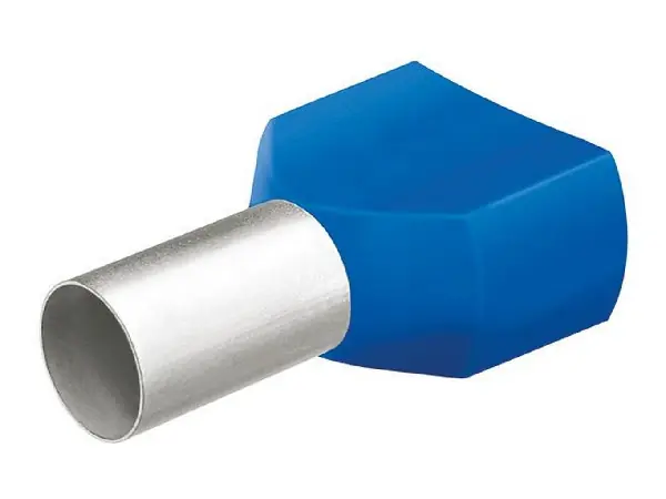 Virolas de cable Twin con collar 10mm 2X2,50mm2 a 100ud. KNIPEX