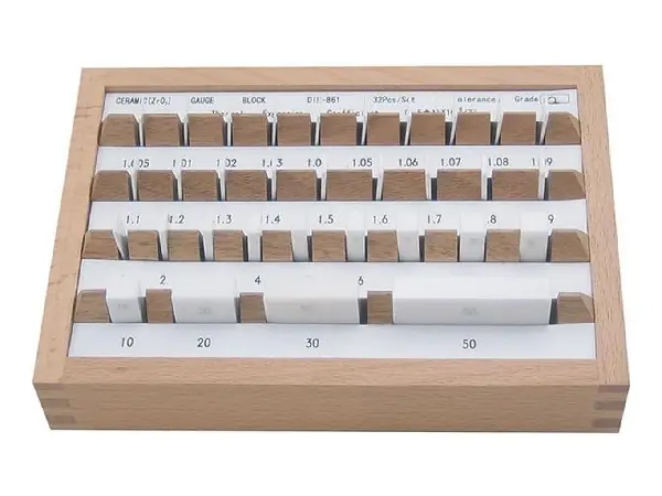 Jgo calas patron paralela ceramica 103 pzas DIN EN ISO 365/1 FORMAT 