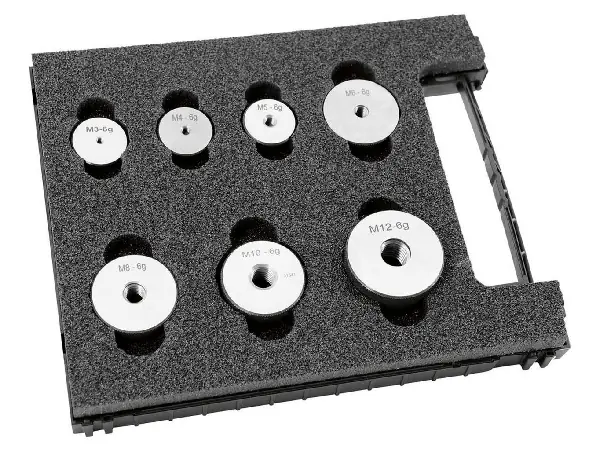 Kit anillo patron roscas pasa 6g M3-M12 FORMAT  