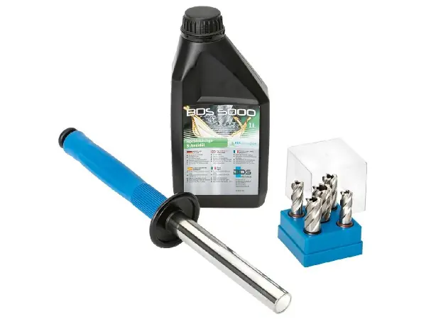 Kit inicio PowerWorker ZST100 para trepanadora c/ iman 7 pzas BDS