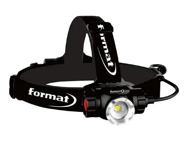 Linterna casco bateria LED 900lm FORMAT 