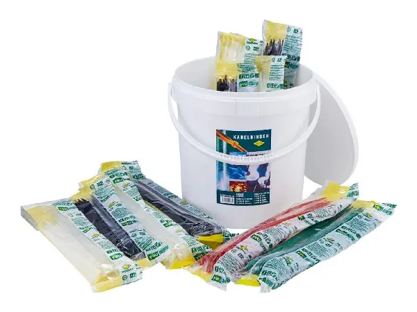 Juego de abrazaderas para cables de 1000 piezas Nilón Sapi 