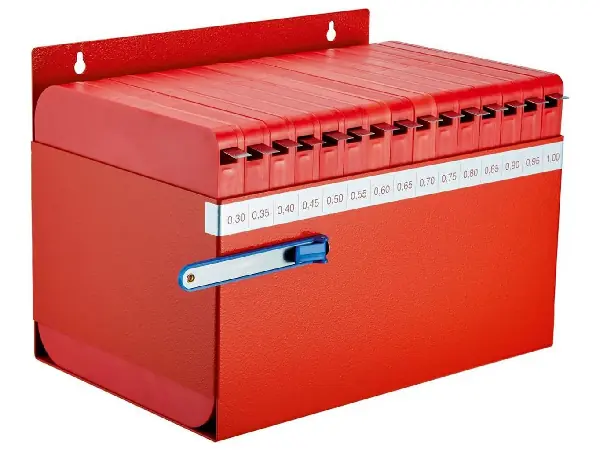 Correa p.galga-gruesas en caja taller 0,3-1,0mm FORMAT 