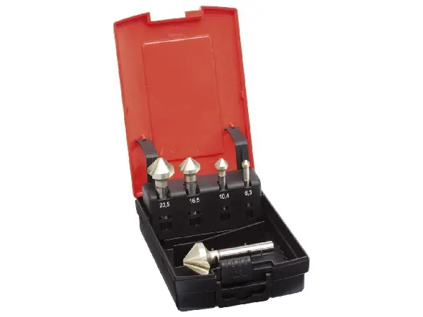 Jgo avellanadores conicos DUO DIN335 HSSE forma C vastago cilindrico 90 6,3-20,5mm FORMAT GT