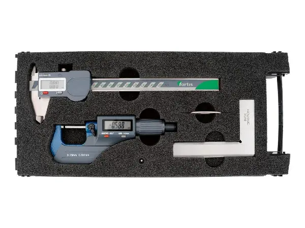 Jgo instrumentos medicion 3 pzas digital FORTIS 