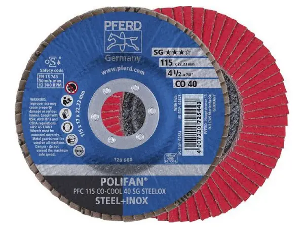 Plato mopa abr., convexo 115mm CO40 SGP-COOL Pferd  