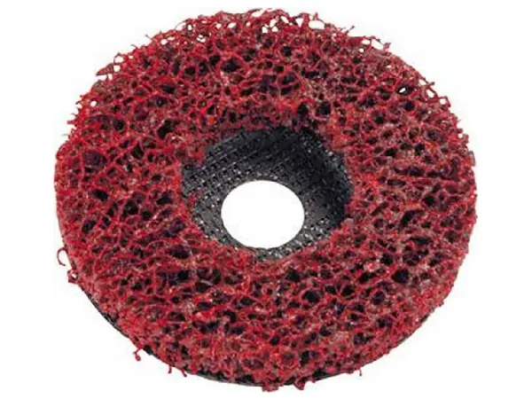 Disco de limpieza grueso CER 125mm rojo FORMAT 