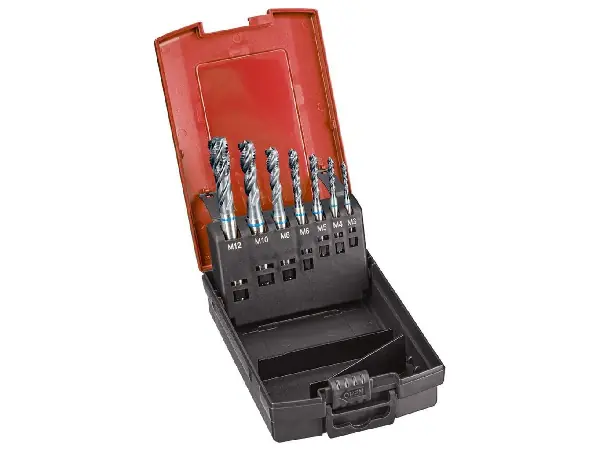 Machos roscar a maquina, DIN376 HSSE TiALN INOX 6HX M3-M12 FORMAT GT