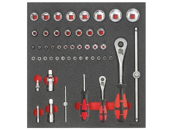 Módulo Llav.vaso 1/4+1/2