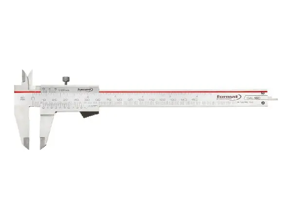 Pie de rey de bolsillo bloqueo inoxidable 150mm FORMAT 