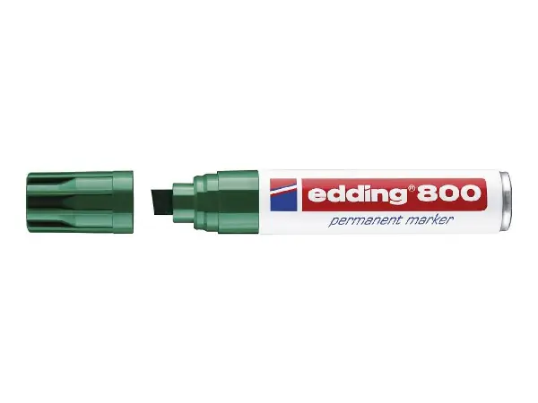 Rotulador permanente 800 verde edding  