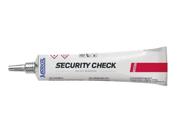 Markal Security-Check barniz de sellado, rojo 