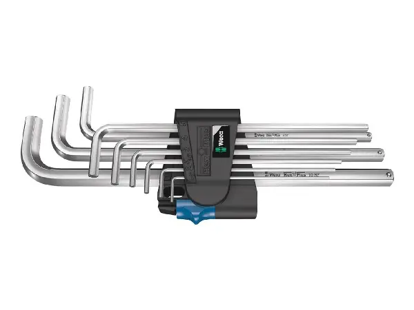 Juego llaves Allen con función retención 1,5-10mm Wera