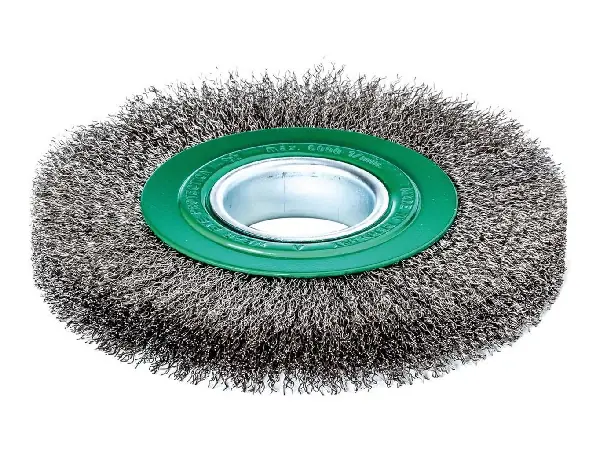 Cepillo circ inox 150x23/25mm,ondlado 0,3mm Lessmann 