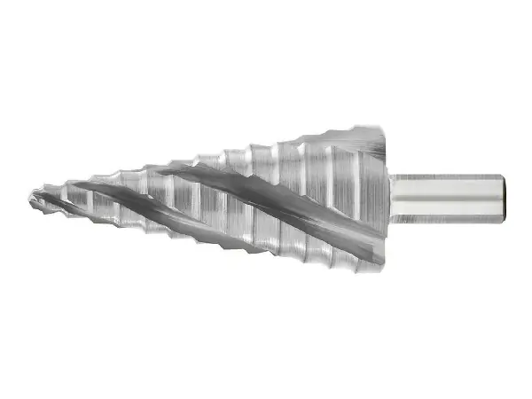 Broca escalon. HSS Ranura espiral cuádruple 4-20mm EXACT 