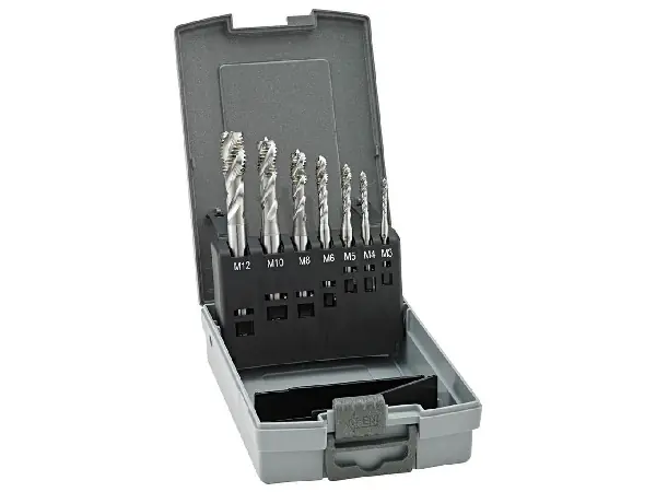 Machos roscar a maquina, juego HSSE tipo GL/GS 40 M3-M12 FORTIS 