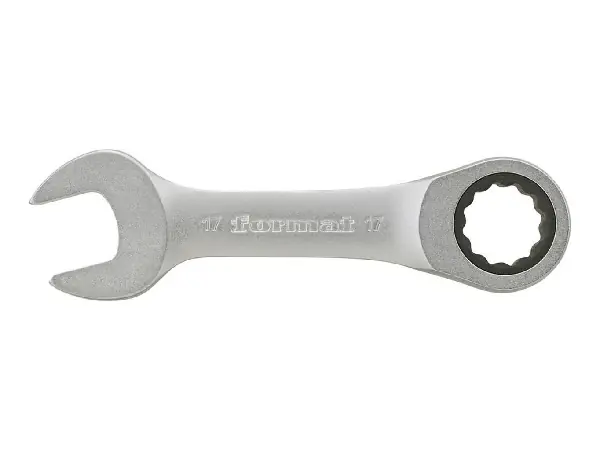 Llave de carraca recto 19mm extracorto FORMAT 