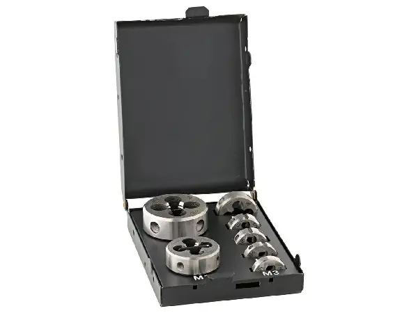 Jgo terraja rosc. EN22568 HSS M3-M12 caja metálica FORTIS 