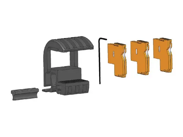 Bloque cuchi. recambio CST-Vario 2,5-8qmm Weidmüller 