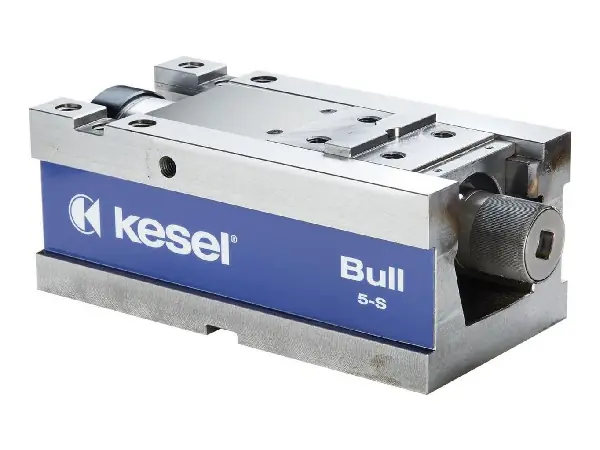 Mordaza de 5 ejes mecanica BULL5-S 125 sin mandibulas KESEL 