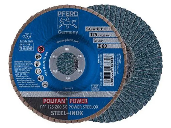 Disco abras.d.desbaste 125x22mm K 60 Rüggeberg  