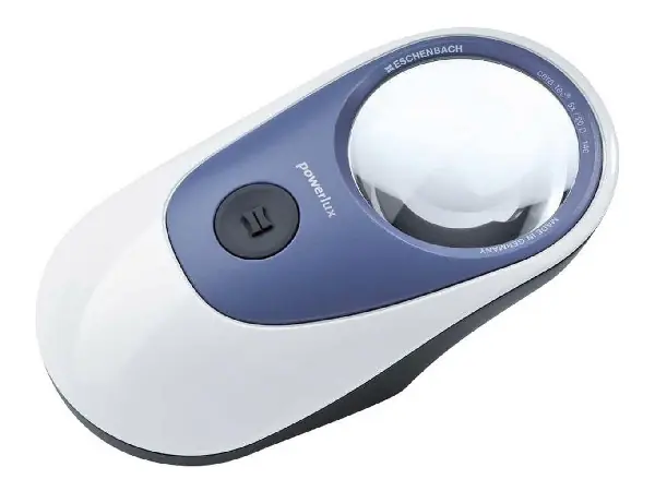 Lupa luminaria powerlux 3,5x 8000K blanco frio Eschenbach 