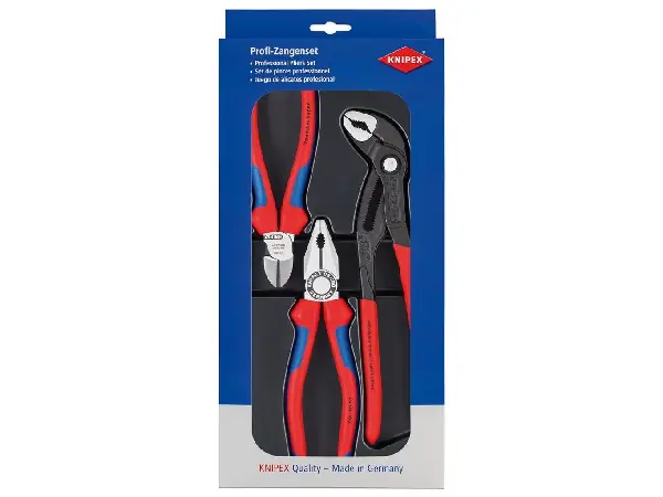Juego alic. prof. 3 piezas Knipex  