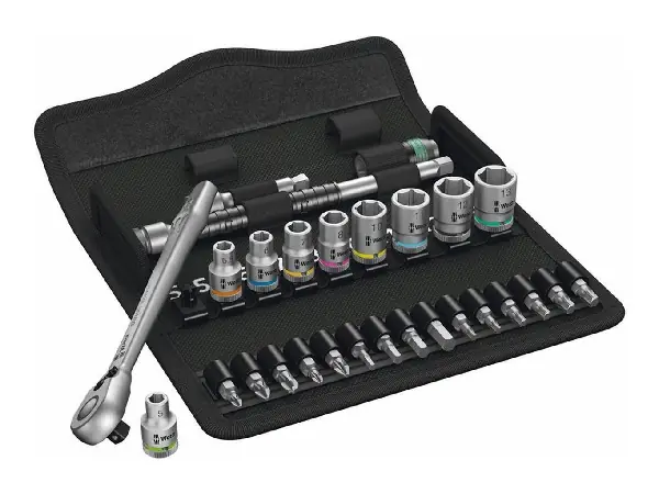 Juego de llaves de vaso 1/4