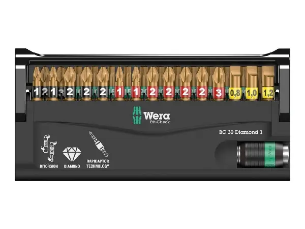 Surtido de puntas 30 piezas Diamond 1 Wera  